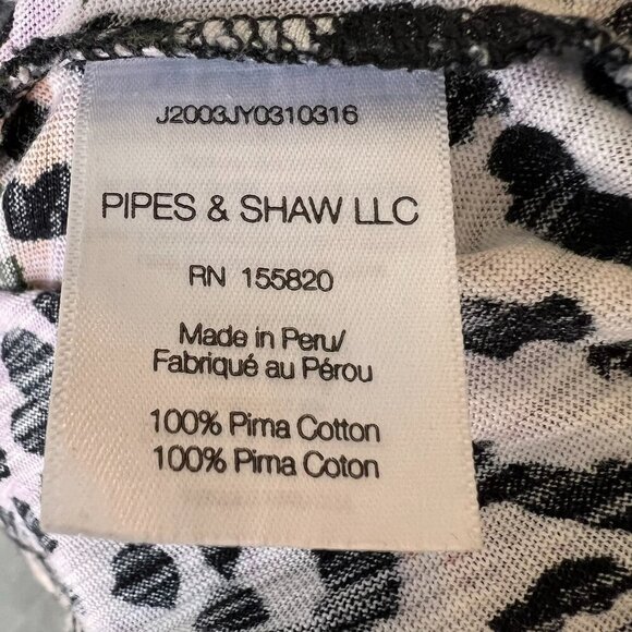 Veronica Beard Shirt Womens Size Small Colorful Leopard Print 100% Pima Cotton - Picture 8 of 10